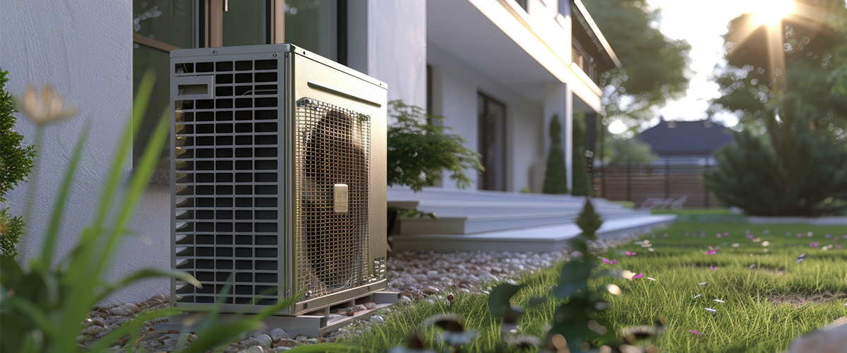 HVAC unit outside of home